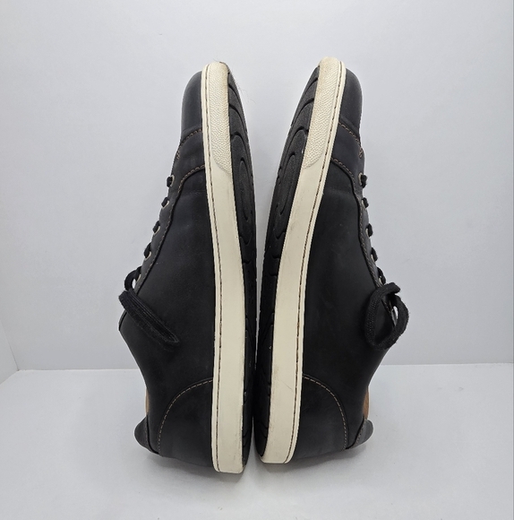 Born | Allegheny black smooth leather casual low-top sneakers | MENS 13 - Picture 7 of 9